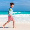imageBRISIRA Boys Swim Trunks Bathing Suit Compression Liner Swimsuit AntiChafe Swim Shorts Toddler Kids Youth Teen Quick DryPink Icecream