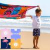 imageBRISIRA Boys Swim Trunks Swim Shorts with Compression Liner Stretch Bathing Suit Swimsuit Toddler Kids Youth Teen Quick DryBlue Flamingo