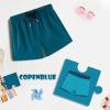 imageBRISIRA Boys Swim Trunks Swim Shorts with Compression Liner Stretch Bathing Suit Swimsuit Toddler Kids Youth Teen Quick DryCopenblue