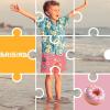 imageBRISIRA Boys Swim Trunks Swim Shorts with Compression Liner Stretch Bathing Suit Swimsuit Toddler Kids Youth Teen Quick DryPink Donut