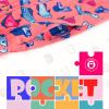 imageBRISIRA Boys Swim Trunks Swim Shorts with Compression Liner Stretch Bathing Suit Swimsuit Toddler Kids Youth Teen Quick DryPink Tropicalfish