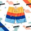 imageBRISIRA Boys Swim Trunks Swim Shorts with Compression Liner Stretch Bathing Suit Swimsuit Toddler Kids Youth Teen Quick DryStripedcartoondinosaur