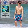 imageBRISIRA Mens Swim Trunks 5 Inch Compression Liner Beach Swim Shorts Bathing Suit Quick Dry 4Way Stretch PocketsBlue Coconuttree