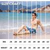 imageBRISIRA Mens Swim Trunks 5 Inch Compression Liner Beach Swim Shorts Bathing Suit Quick Dry 4Way Stretch PocketsBlue Coconuttree