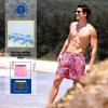 imageBRISIRA Mens Swim Trunks 5 Inch Compression Liner Beach Swim Shorts Bathing Suit Quick Dry 4Way Stretch PocketsPink Tropicalfish