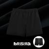 imageBRISIRA Big and Tall Mens Swim Trunks with Compression Liner Swimsuit Bathing Suit Swim Shorts Board Shorts Quick Dry 1X6XBlack