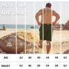 imageBRISIRA Big and Tall Mens Swim Trunks with Compression Liner Swimsuit Bathing Suit Swim Shorts Board Shorts Quick Dry 1X6XBlack