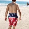 imageBRISIRA Big and Tall Swim Trunks for Men Bathing Suit with Mesh Lining Quick Dry Board Shorts Beach Swimsuit PocketAmericanflag