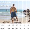 imageBRISIRA Big and Tall Swim Trunks for Men Bathing Suit with Mesh Lining Quick Dry Board Shorts Beach Swimsuit PocketBluetropical