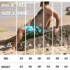 imageBRISIRA Big and Tall Swim Trunks for Men Bathing Suit with Mesh Lining Quick Dry Board Shorts Beach Swimsuit PocketDarkcyanpineapple