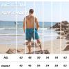 imageBRISIRA Big and Tall Swim Trunks for Men Bathing Suit with Mesh Lining Quick Dry Board Shorts Beach Swimsuit PocketGreentropical
