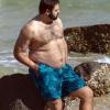 imageBRISIRA Big and Tall Swim Trunks for Men Bathing Suit with Mesh Lining Quick Dry Board Shorts Beach Swimsuit PocketGreentropical