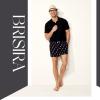 imageBRISIRA Mens Swim Trunks Bathing Suit 5 Inch Inseam Compression Liner Beach Swim Shorts Swimwear Quick Dry Zipper PocketBlack Pineapple