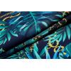 imageBRISIRA Mens Swim Trunks Bathing Suit 5 Inch Inseam Compression Liner Beach Swim Shorts Swimwear Quick Dry Zipper PocketBlackgreentropical