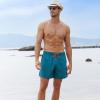 imageBRISIRA Mens Swim Trunks Bathing Suit 5 Inch Inseam Compression Liner Beach Swim Shorts Swimwear Quick Dry Zipper PocketBlue