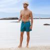 imageBRISIRA Mens Swim Trunks Bathing Suit 5 Inch Inseam Compression Liner Beach Swim Shorts Swimwear Quick Dry Zipper PocketBlue