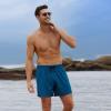 imageBRISIRA Mens Swim Trunks Bathing Suit 5 Inch Inseam Compression Liner Beach Swim Shorts Swimwear Quick Dry Zipper PocketCopenblue
