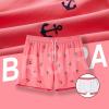 imageBRISIRA Mens Swim Trunks Bathing Suit 5 Inch Inseam Compression Liner Beach Swim Shorts Swimwear Quick Dry Zipper PocketEmbroidery Anchorpink