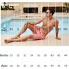 imageBRISIRA Mens Swim Trunks Bathing Suit 5 Inch Inseam Compression Liner Beach Swim Shorts Swimwear Quick Dry Zipper PocketPink and White