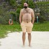imageBRISIRA Big and Tall Mens Swim Trunks Swim Shorts Compression Liner Swimsuit Bathing Suit Board Shorts 1X6XKhaki