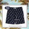 imageBRISIRA Mens Swim Trunks 9 Inch Inseam Board Shorts with Compression Liner Swimsuit Bathing Suit Quick Dry Cargo PocketBlack Pineapple