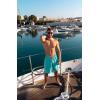 imageBRISIRA Mens Swim Trunks 9 Inch Inseam Board Shorts with Compression Liner Swimsuit Bathing Suit Quick Dry Cargo PocketLightblue