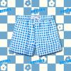 imageBRISIRA Toddler Boys Swim Trunks Swimsuit Boys Bathing Suit Compression Boxer Brief Liner AntiChafe Little Kids Baby 12m5tBlue Checkered
