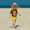 imageBRISIRA Toddler Boys Swim Trunks Swimsuit Boys Bathing Suit Compression Boxer Brief Liner AntiChafe Little Kids Baby 12m5tYellow Sun
