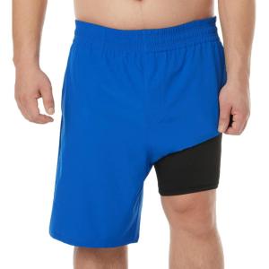 imageBRISIRA Big and Tall Mens Swim Trunks Swim Shorts Compression Liner Swimsuit Bathing Suit Board Shorts 1X6XRoyalblue