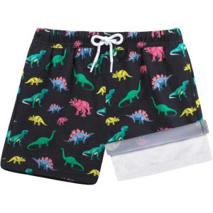 imageBRISIRA Toddler Boys Swim Trunks Swimsuit Boys Bathing Suit Compression Boxer Brief Liner AntiChafe Little Kids Baby 12m5tJurassic World