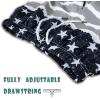 imageBRISIRA Boys Swim Trunks Swim Shorts with Compression Liner Stretch Bathing Suit Swimsuit Toddler Kids Youth Teen Quick DryBw America Flag