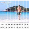 imageBRISIRA Mens Swim Trunks 5 Inch Compression Liner Beach Swim Shorts Bathing Suit Quick Dry 4Way Stretch PocketsBlack Dino