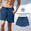imageBRISIRA Mens Swim Trunks 5 Inch Compression Liner Beach Swim Shorts Bathing Suit Quick Dry 4Way Stretch PocketsCopen Blue