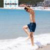 imageBRISIRA Mens Swim Trunks 5 Inch Compression Liner Beach Swim Shorts Bathing Suit Quick Dry 4Way Stretch PocketsCopen Blue