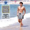 imageBRISIRA Mens Swim Trunks 5 Inch Compression Liner Beach Swim Shorts Bathing Suit Quick Dry 4Way Stretch PocketsLight Grey