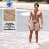 imageBRISIRA Mens Swim Trunks 5 Inch Compression Liner Beach Swim Shorts Bathing Suit Quick Dry 4Way Stretch PocketsLight Khaki