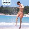 imageBRISIRA Mens Swim Trunks 5 Inch Compression Liner Beach Swim Shorts Bathing Suit Quick Dry 4Way Stretch PocketsYellow Banana