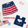 imageBRISIRA Boys Swim Trunks Bathing Suit with Mesh Liner Quick Dry Youth Teen Swim Shorts Kids Swimsuit UPF 50 5t16YAmericanflag