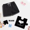 imageBRISIRA Boys Swim Trunks Bathing Suit with Mesh Liner Quick Dry Youth Teen Swim Shorts Kids Swimsuit UPF 50 5t16YBlack