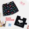 imageBRISIRA Boys Swim Trunks Bathing Suit with Mesh Liner Quick Dry Youth Teen Swim Shorts Kids Swimsuit UPF 50 5t16YBlack Dinosaur