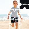 imageBRISIRA Boys Swim Trunks Bathing Suit with Mesh Liner Quick Dry Youth Teen Swim Shorts Kids Swimsuit UPF 50 5t16YBlack Dinosaur