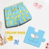 imageBRISIRA Boys Swim Trunks Bathing Suit with Mesh Liner Quick Dry Youth Teen Swim Shorts Kids Swimsuit UPF 50 5t16YBlue Yellowduck