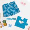 imageBRISIRA Boys Swim Trunks Bathing Suit with Mesh Liner Quick Dry Youth Teen Swim Shorts Kids Swimsuit UPF 50 5t16YDarkcyan Pineapple