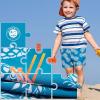 imageBRISIRA Boys Swim Trunks Bathing Suit with Mesh Liner Quick Dry Youth Teen Swim Shorts Kids Swimsuit UPF 50 5t16YDarkcyan Pineapple