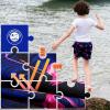 imageBRISIRA Boys Swim Trunks Bathing Suit with Mesh Liner Quick Dry Youth Teen Swim Shorts Kids Swimsuit UPF 50 5t16YFlamingo
