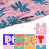 imageBRISIRA Boys Swim Trunks Bathing Suit with Mesh Liner Quick Dry Youth Teen Swim Shorts Kids Swimsuit UPF 50 5t16YLightpinkcoconuttree