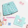 imageBRISIRA Boys Swim Trunks Bathing Suit with Mesh Liner Quick Dry Youth Teen Swim Shorts Kids Swimsuit UPF 50 5t16YMintflamingo