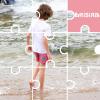 imageBRISIRA Boys Swim Trunks Bathing Suit with Mesh Liner Quick Dry Youth Teen Swim Shorts Kids Swimsuit UPF 50 5t16YPink Avocado