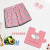 imageBRISIRA Boys Swim Trunks Bathing Suit with Mesh Liner Quick Dry Youth Teen Swim Shorts Kids Swimsuit UPF 50 5t16YPink Avocado