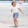 imageBRISIRA Boys Swim Trunks Swim Shorts with Compression Liner Stretch Bathing Suit Swimsuit Toddler Kids Youth Teen Quick DryBlue Whitebaseball